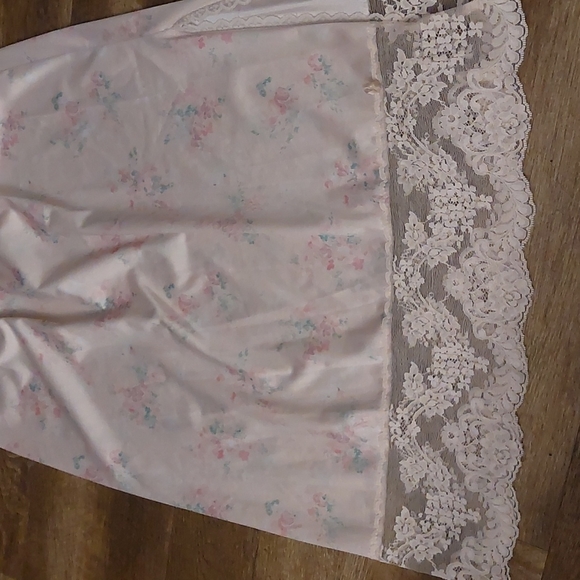 jcpenney Skirts Vintage Pink Lace Half Slip From Jcpenney Size